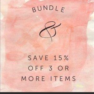BUNDLE & SAVE 15% 😊